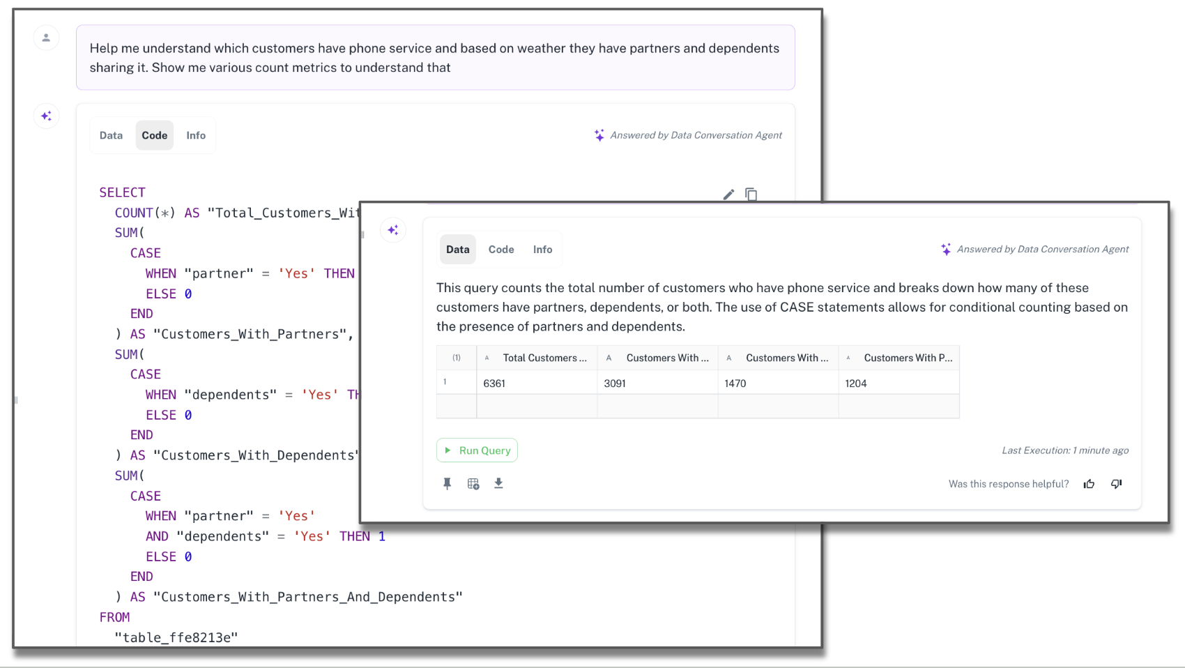 Data Conversation Agent