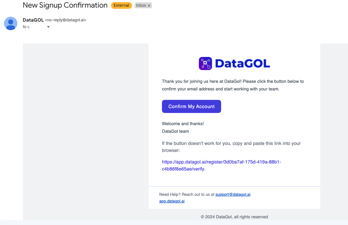 New-signup-confirmation