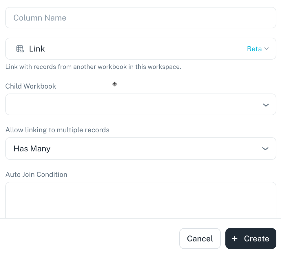 Workbook columns1