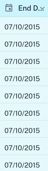 Date Column