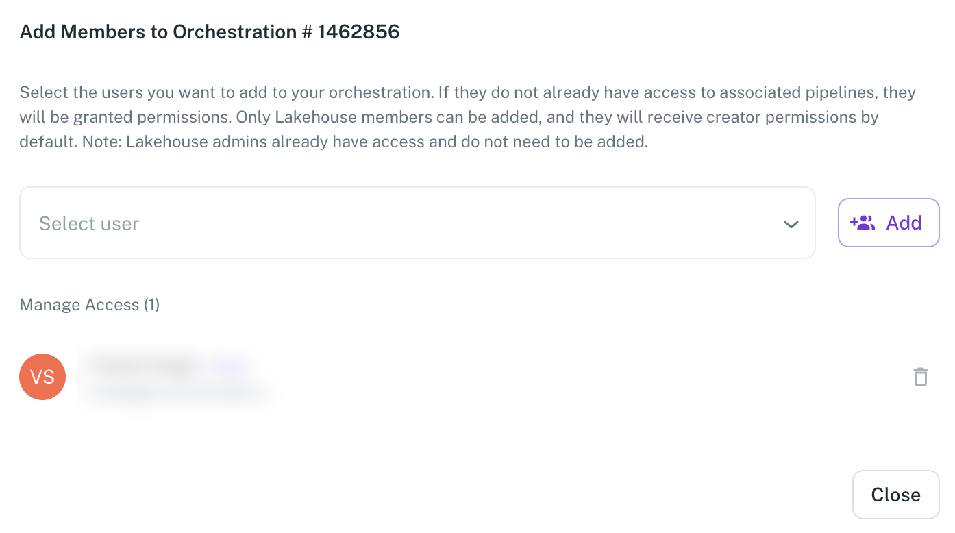 adding members to orchestration
