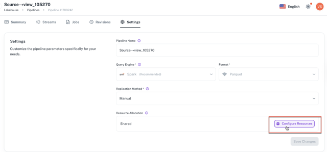 *Pipelines: Node group scaling UI