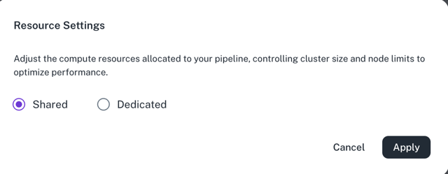 *Pipelines: Node group scaling UI
