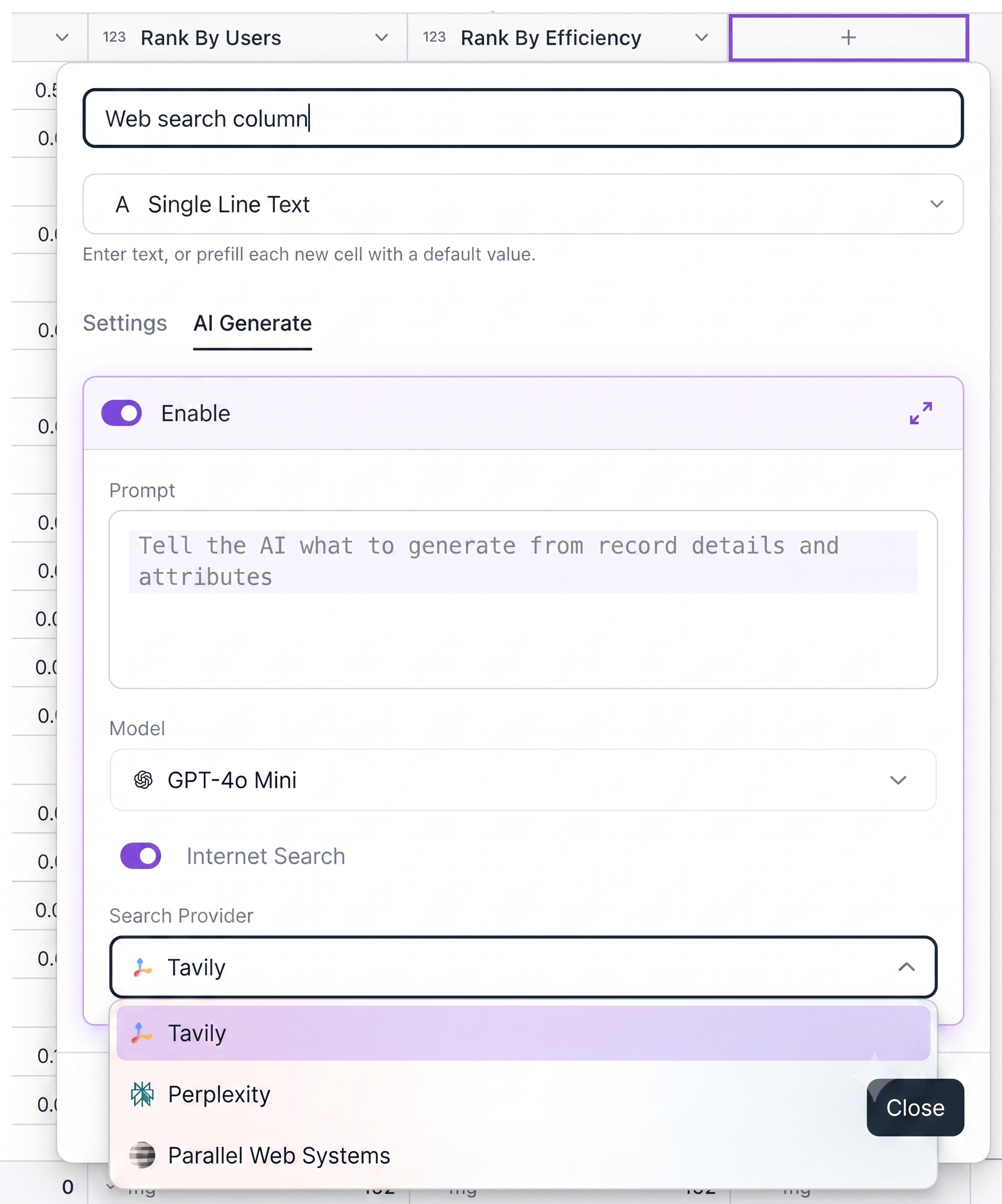 AI Generate Provider